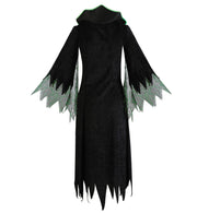 narrenwelt Kostüm Hexe Grusella grün  Damen Halloween Kleid 38 - 46