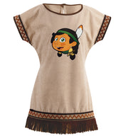 narrenwelt Kostüm Indianerin LANI  Kleid Indianer*in Mädchen Fasching Kinderkostüm 104 - 128