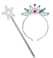 narrenwelt Prinzessin Set Fee Elfe 2tlg. Haarreif + Sternenstab Kind Kostüm Accessoires