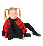 narrenwelt Kostüm Käfer rot Cape Kind Babykostüm  Größe 86 + 98