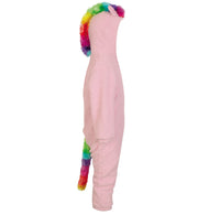 narrenwelt Kostüm Pony Overall rosa Pferdchen Flauschi Kinderkostüm Regenbogen Pferd Mädchen 104 SALE