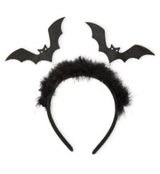 narrenwelt Haarreif Fledermaus schwarz Halloween Gothic schwarze Braut Kostüm Accessoires