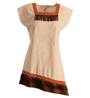 narrenwelt Kostüm Indianerin Kleid  Mädchen Teenie Fasching Kinder-Kostüm 1tlg  140 - 164