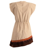 narrenwelt Kostüm Indianerin Kleid  Mädchen Teenie Fasching Kinder-Kostüm 1tlg  140 - 164