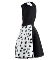 narrenwelt Kostüm Cape Dalmatiner mit Kapuze Gr. 104