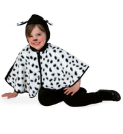 narrenwelt Kostüm Cape Dalmatiner mit Kapuze Gr. 104