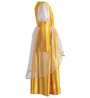 narrenwelt Kostüm Burgfräulein Markgräfin Edelfräulein Kleid abnehmbarer Schleppe Mädchen Prinzessin Gr. 116 - 152