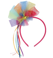 narrenwelt Haarreif Candy Lollipop Bonbon Regenbogen Rainbow Party Accessoires Haarschmuck