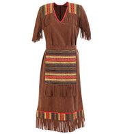 narrenwelt Kostüm Indianerin MATATI 1tlg Damen Kleid mit Schürze Damenkostüm Fasching Gr. 38 - 48