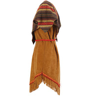 narrenwelt Kostüm Indianerin HAKUNI 1tlg Damen Kleid mit Kordelgürtel  Damenkostüm Fasching Gr. 34 - 38