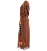 narrenwelt Kostüm Indianerin MATATI 1tlg Damen Kleid mit Schürze Damenkostüm Fasching Gr. 38 - 48