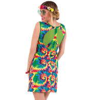 narrenwelt Kostüm Hippie HOPE Kleid  Damen Fasching 34-40