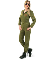 narrenwelt Kostüm Kampfpilotin Damenkostüm  Fasching Gr. 36 - 44