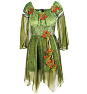 narrenwelt Kostüm Waldelfe Elfe Kleid Fee Damen Fasching Cosplay 38 - 44