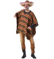 narrenwelt Kostüm Poncho El Sancho Umhang 1 tlg. Unisex Fasching Karneval