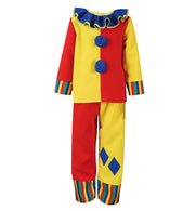 narrenwelt Kostüm Clown Happy 2 tlg. Oberteil + Hose Kinderkostüm 104  - 128 Karneval Fasching