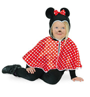 narrenwelt Kostüm Maus Cape Kind Mäuschen Umhang Babykostüm Comic Mouse Gr. 116