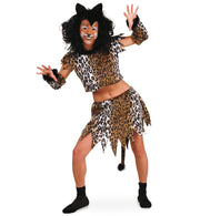 narrenwelt Kostüm Katze Samtpfote Tiger 2tlg mit Armstulpen Damen Kostüm Fasching Gr 36 - 42