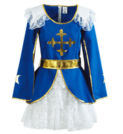 narrenwelt Kostüm Musketier Frau Aramea Damen Kleid mit Gürtel Gr 36 - 46 Damenkostüm Fasching