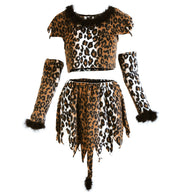 narrenwelt Kostüm Katze Samtpfote Tiger 2tlg mit Armstulpen Damen Kostüm Fasching Gr 36 - 42