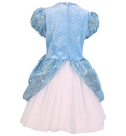 narrenwelt Kostüm Ice Queen Königin Kleid Mädchen Gr. 104 - 128