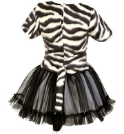 narrenwelt Kostüm Kleines Zebra Kleid Tierkostüm Baby Kleinkind Kostüm Fasching Größe 104 - 116