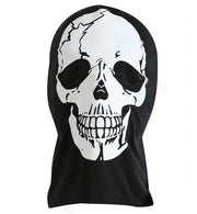 narrenwelt Kostüm Skelett Robe 1-tlg. mit Kapuze + Maske Halloween Fasching Kinderkostüm Größe 128/140 + 164