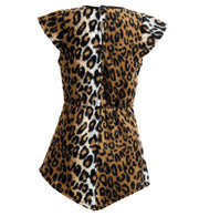 narrenwelt Kostüm Katze Schnucki Leopard Kleid Mädchen Fasching Kinder-Kostüm Plüsch Gr. 104 - 128