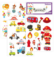 narrenwelt Tattoo Jungs  Haut Aufkleber sortierte Motive